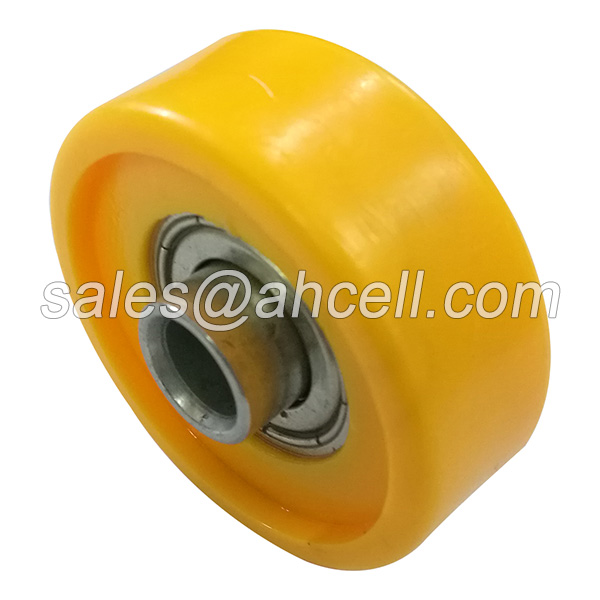 SWS38 Ball Bearing Insert Plastic Shell Conveyor Skate Roller Wheel