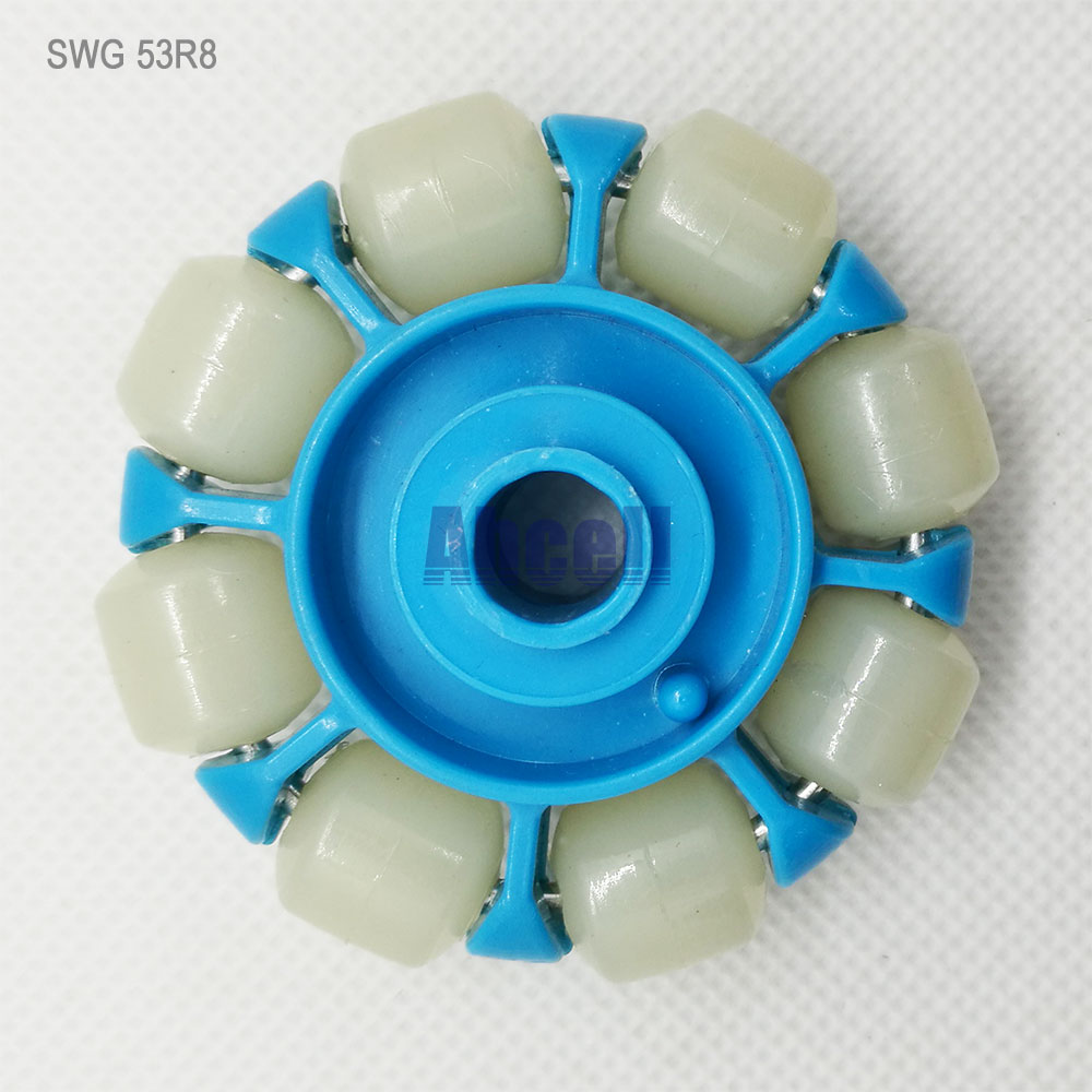 SWG 53R8 Plastic multi direction Omni track Robot Caster wheel