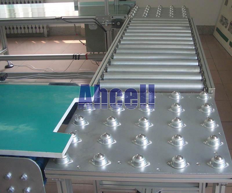 AHCELL Material Handling <a href=https://www.balltransfersystem.com/product.html target='_blank'>Ball Transfer Units</a> Table For Production Assembly Line