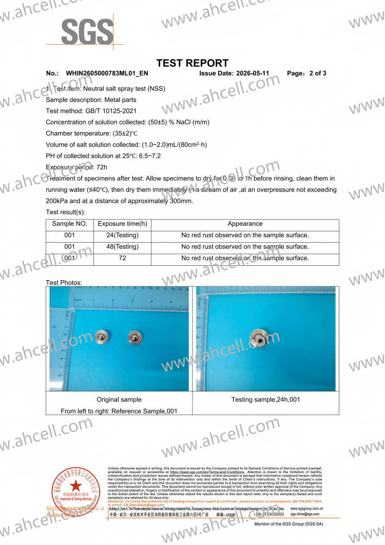 SGS Neutral Salt Spray Test Report WHIN2605000783ML01_EN